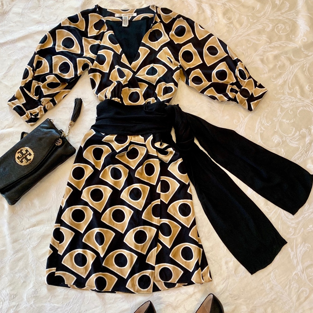 Diane Von Furstenberg silk wrap dress